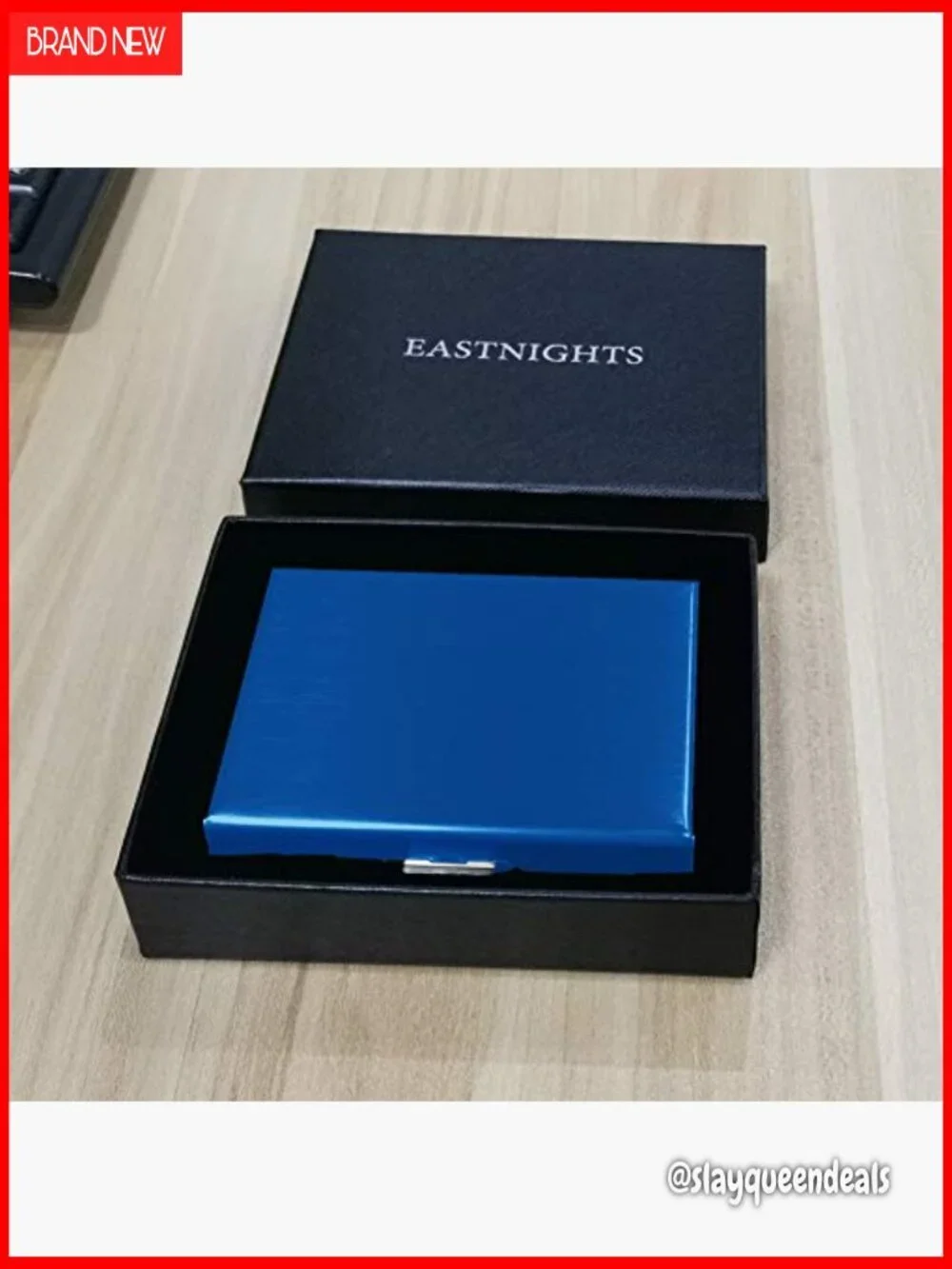 Stainless Steel RFID Blocking Credit Card Holder with Gift Box